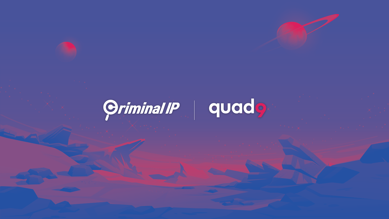 Criminal IP and Quad9 partnership header
