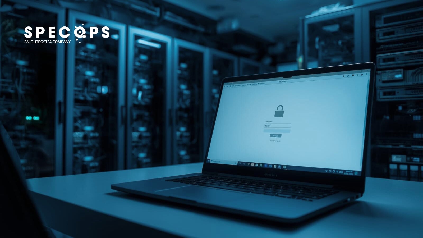 specops-laptop-lockl Specops Laptop with a lock on the screen